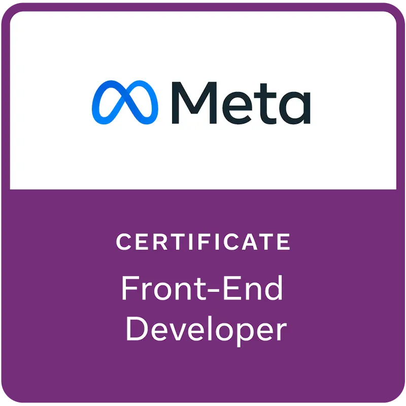 Meta Front-End Developer Badge